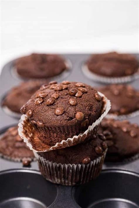 The Best Keto Double Chocolate Muffins Moist And Fudgy Recipe In