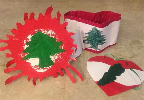 Independence Day 🇱🇧 Kids Handmade Craft Lebanon Lebanese
