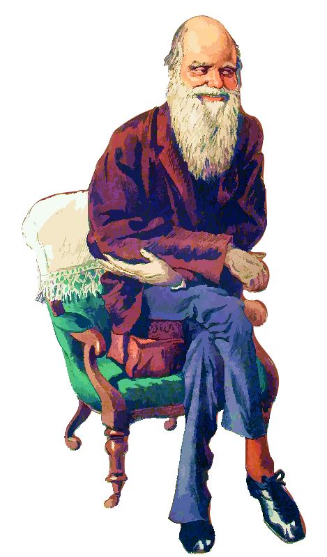 Charles Darwin Isolated Openclipart