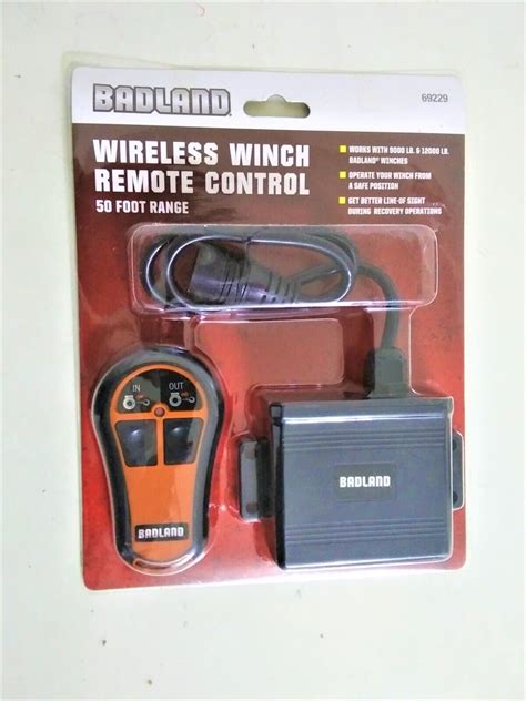 Badland Winches Wireless Winch Remote Control 69229 Upc
