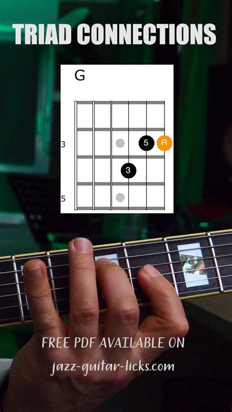 Triad Chord Connections Short Guitar Tutorial With Free Pdf Video