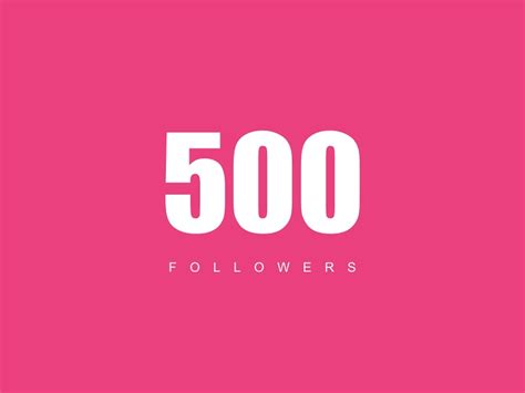 Thank You 500 Followers Instagram 