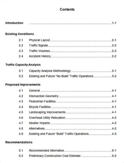 Apa style table of contents. 20+ Table of Contents Template | Mous Syusa