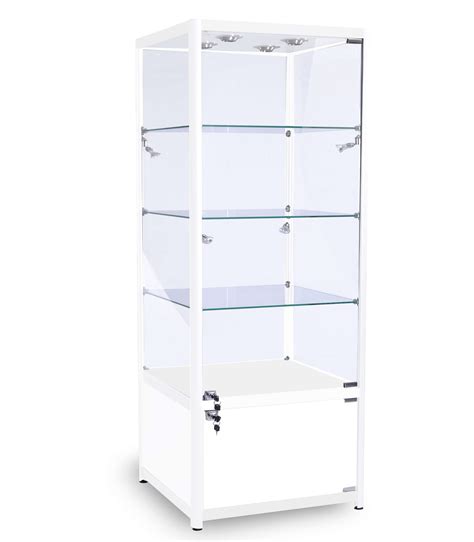 Tall Glass Storage Display Cabinet 600mm Experts In Display