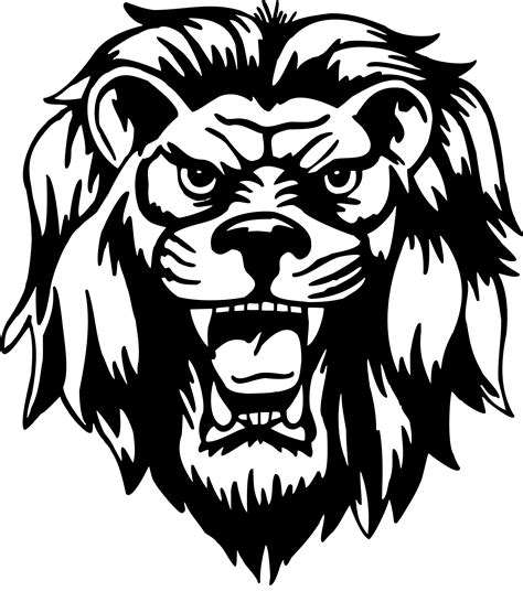 Download Lion Head Vector Png Clipart 5403940 Pinclipart