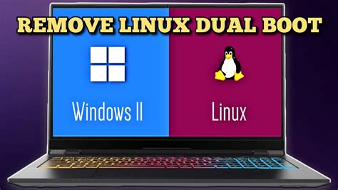 How To Remove Linux Dual Boot From Your Windows 11 Pc Guide Youtube