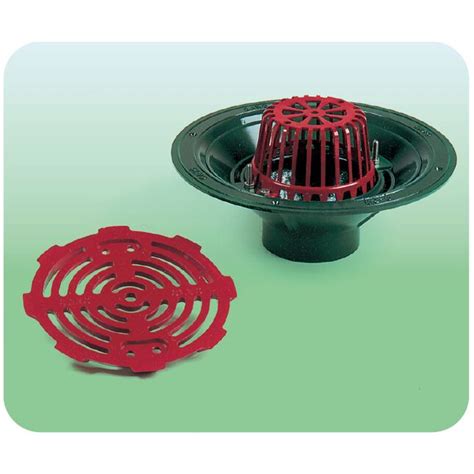 Caroflow 75mm Vertical Threaded Flat Roof Drainage Outlet Dome Grate