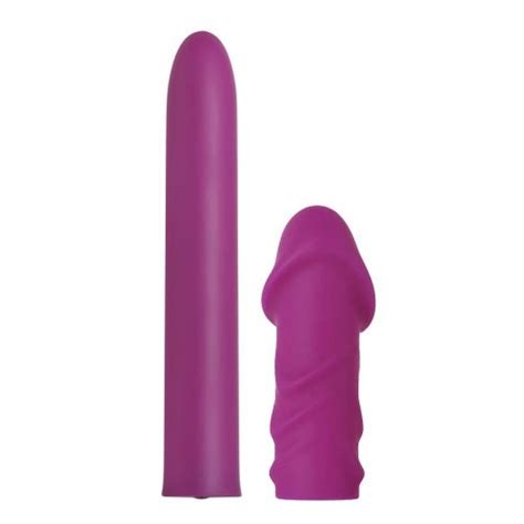 Eves Satin Slim Rechargeable Vibrator Purple Sex Toys At Adult Empire
