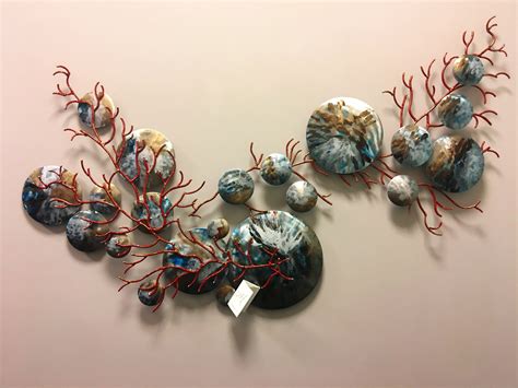 C Jeré Artisan House Wall Art Sculpture Coral Moon Branches