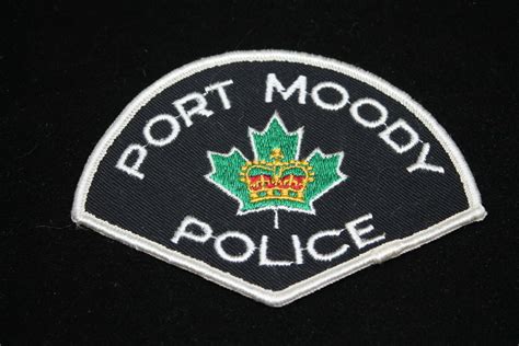 Canadian Port Moody British Columbia Police Patch 2 Military Antiques