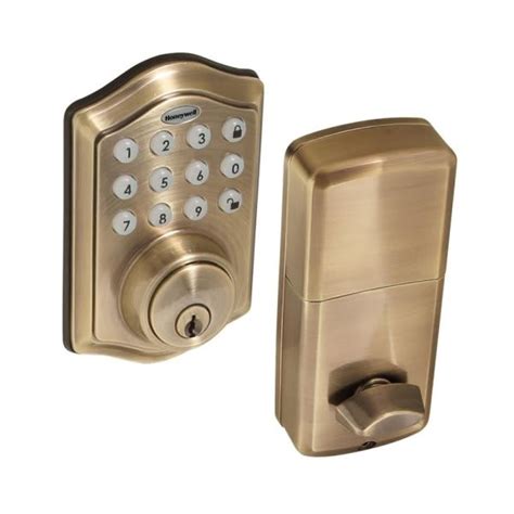 Honeywell 8712109 Electronic Deadbolt Door Lock With Keypad 2375275