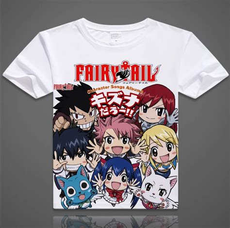 New Fairy Tail T Shirt Natsu Dragneel Cosplay T Shirt Fashion Anime