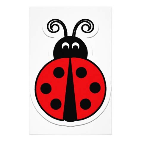 Ladybug Stationery Zazzle