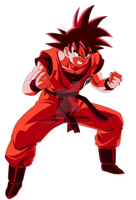 Goku Kaioken By Rough84 On Deviantart