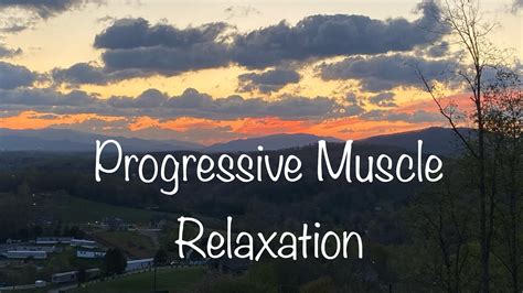 Progressive Muscle Relaxation Exercise Youtube