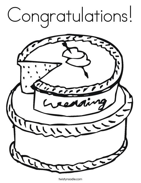 Printable Congratulations Coloring Pages