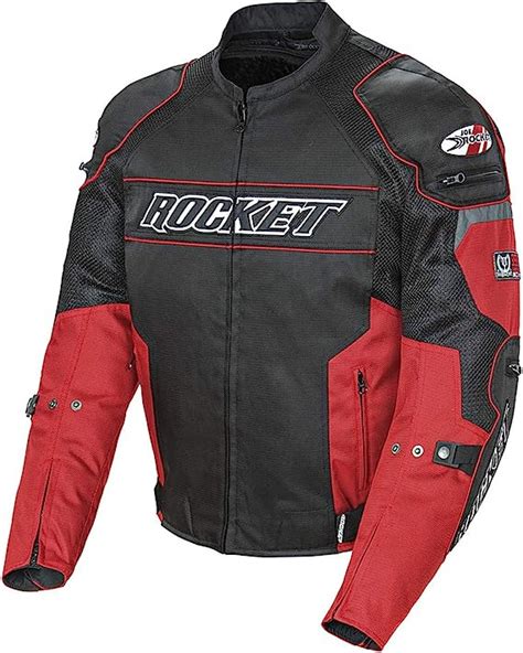 Joe Rocket 1460 1104 Resistor Mens Mesh Motorcycle Jacket Redblack