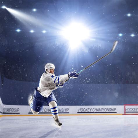 4k Hockey Men Uniform Rays Of Light Ice Rink Hd Wallpaper Rare