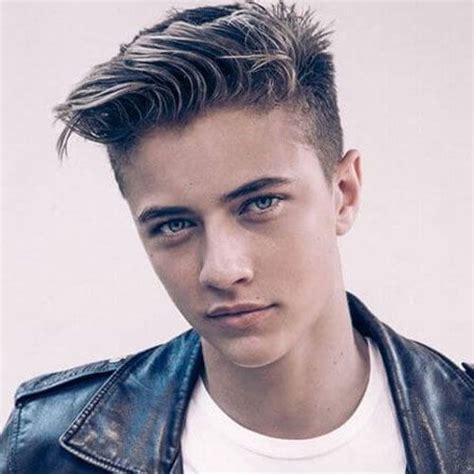 In style haircuts for teenage guys. Hairstyles For Teenage Guys | Comb over, Boy hairstyles ...