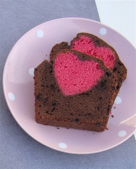Valentijn Chocolade Cake Met Roze Hartje