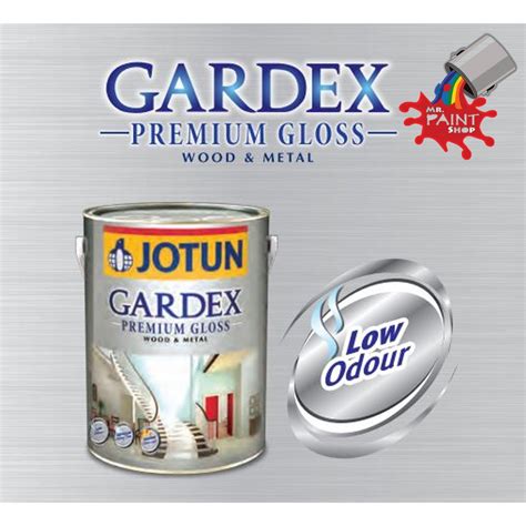 1l Jotun Gardex Premium Gloss Wood And Metal 0001 White Shopee Malaysia