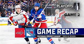 Gm 2: Capitals @ Rangers 4/23 | NHL Playoffs 2024