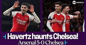Arsenal 5-0 Chelsea: Kai Havertz haunts former club as Gunners continue title charge 🔴
