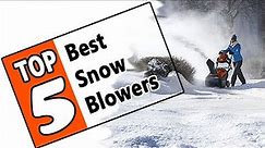 🌻 What Is The Best Snowblower For The Money? Top 5 of The Best Snow Throwers Reviewed