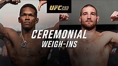 UFC 293: Ceremonial Weigh-In