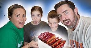 New Zealand Family Try Classic American MEATLOAF For The First Time! (HOW DO YOU MAKE IT?)