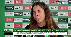 Declarações de ANDREIA JACINTO (Sporting Feminino).