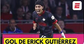 GOL DE ERICK GUTIÉRREZ. El MEXICANO marca el 2-0 del PSV que le gana al Ajax | Eredivisie