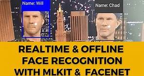 Realtime and offline Face Recognition app using Google ML Kit, FaceNet | ML Android app