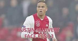 JUSTIN KLUIVERT FACE PES 13