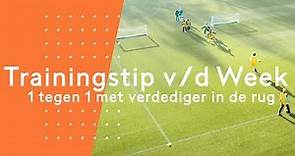 1 tegen 1 met verdediger in de rug | Maarten Stekelenburg | Trainingstip v/d Week #1