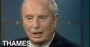 Sir Oswald Mosley | Interview | Oswald Mosley | Thames Television | 1975