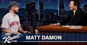 Jimmy Fallon Interviews Matt Damon