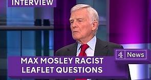 Max Mosley questioned over racist leaflet