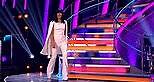 Claudia Winkleman stuns in white jumpsuit at Strictly final