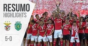 Highlights | Resumo: Benfica 5-0 Sporting (Supertaça Cândido de Oliveira)