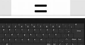 Cómo poner el simbolo igual en el teclado