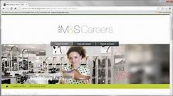 Marks & Spencer Job Application Process