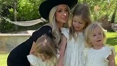Paris Hilton does a mini photoshoot with her three nieces