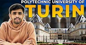 POLYTECHNIC UNIVERSITY OF TURIN | ADMISSIONS OPEN | 100% SCHOLARSHIP | REQUIREMENTS | COURSES