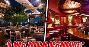 Star Studded Dinners: 10 Most Popular Restaurants For Celebrity Spotting In LA & Hollywood