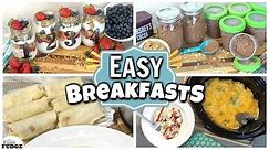 SUMMER BREAK Breakfast Ideas || 4 QUICK & EASY Make-Ahead Meals