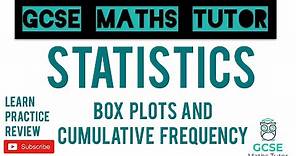 Box Plots & Cumulative Frequency Graphs | Grade 6+ Series | GCSE Maths Tutor