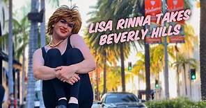 Lisa Rinna DANCING Around Beverly Hills