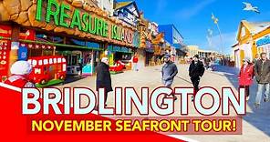 BRIDLINGTON | November tour of Bridlington Yorkshire England from the Bridlington Beach to funfair