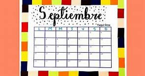 Haz tu Propio Calendario de Septiembre 🌟